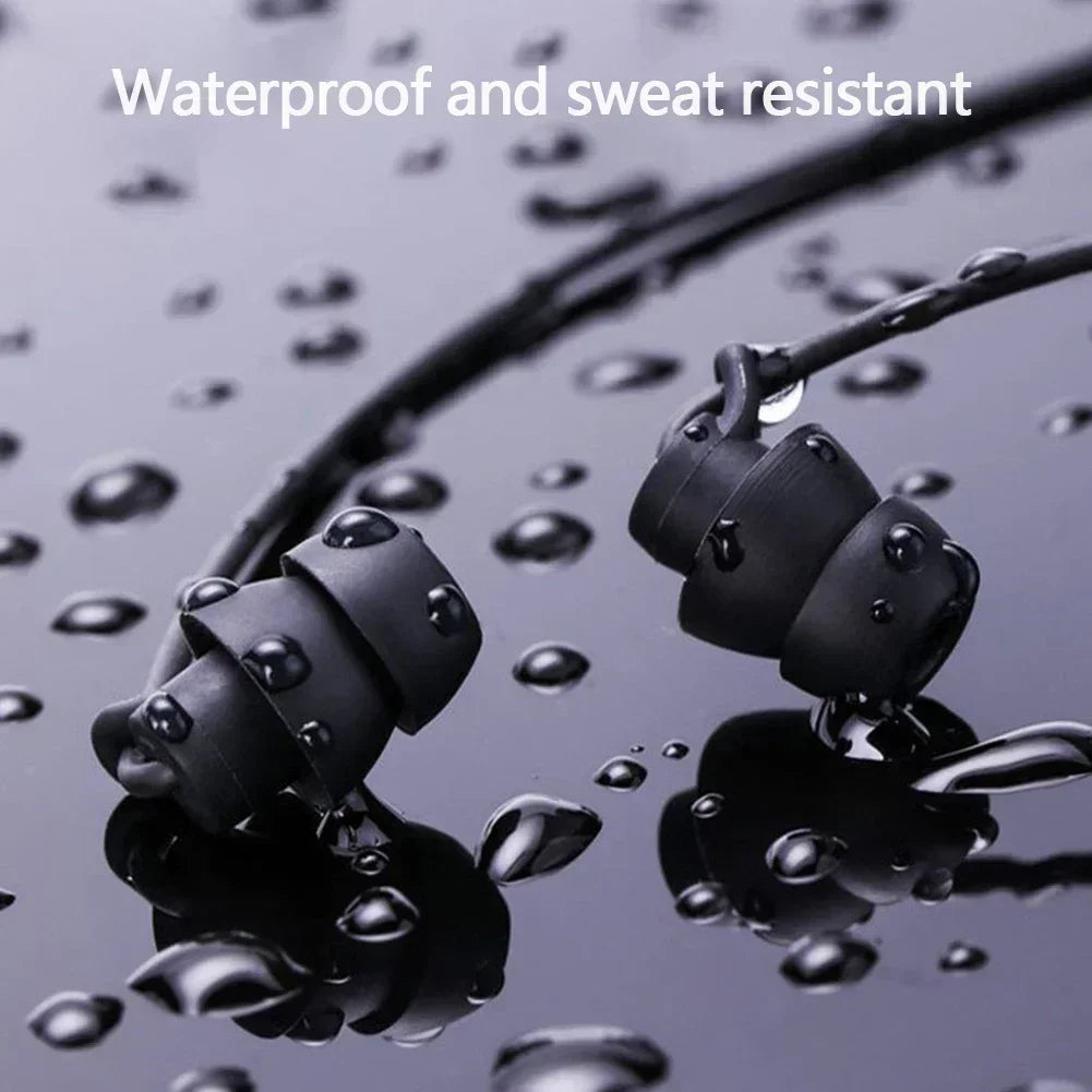 Silicone Sleep Earphones 3.5mm Wired In-Ear Headphones with Mic
