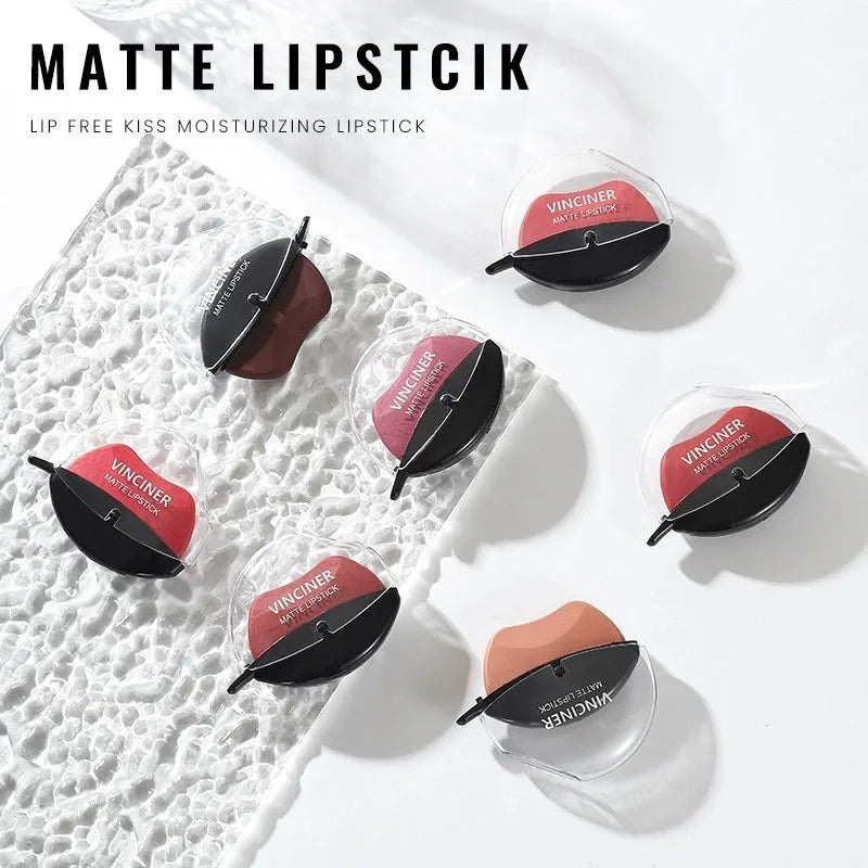 6-color lipstick, one-sucking lazy lipstick, long-lasting and not easy to fade, matte makeup effect, non-irritating matte lipsti Peaceful Pleasures Health and Wellness