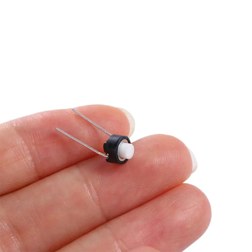 2Pins Mini Micro Momentary Switch Accessories 6*6*5mm Push Button Switch Tactile Push Switch Micro Switch Tactile Plush Button Peaceful Pleasures Health and Wellness --20Pcs