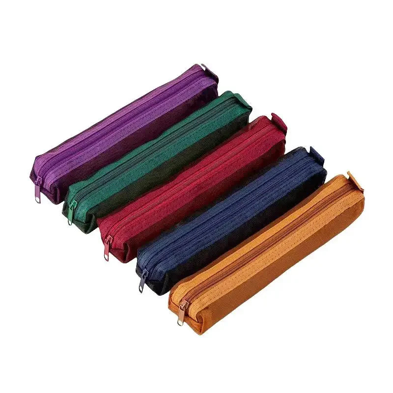 Mesh Pencil Case Zipper Pouch | Portable Stationery Organizer