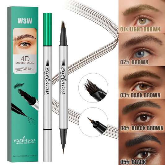 2-in-1 Waterproof Eyebrow Pencil & Eyeliner | 4D Microcarving Eyebrow Pencil & Eyeliner Oasis Select