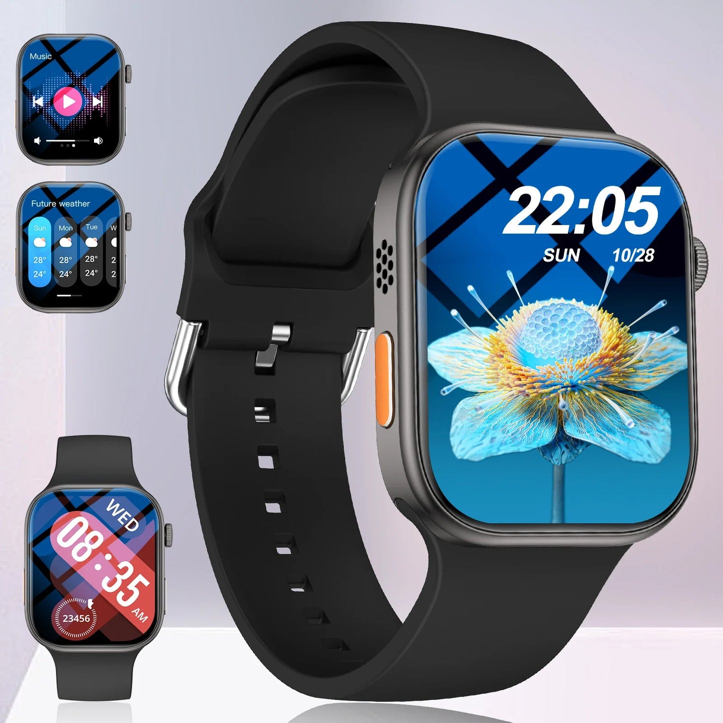 LOMAXFR Smart Watch 2.02" HD – Calling, Fitness & Music Control