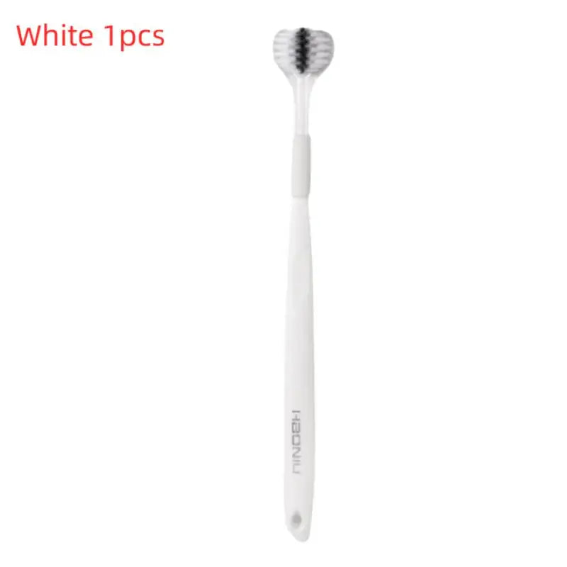 1/2/4/6pcs U-Shaped Three-Sided Toothbrush With Soft Bristles | 3D All-Around Soft-Bristle Cleaning Brush | Dental Care Peaceful Pleasures Health and Wellness 1pcs White