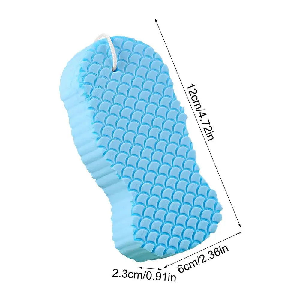 Exfoliating PVA Bath Sponge – Gentle Body Scrubber All Skin