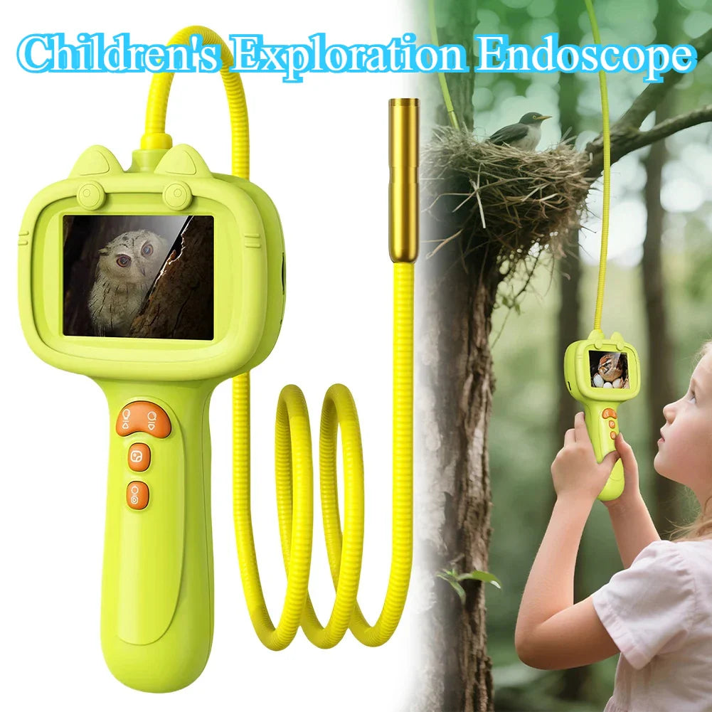 Kids Endoscope Camera 1080p HD – 2.4" Display, IP67 Waterproof