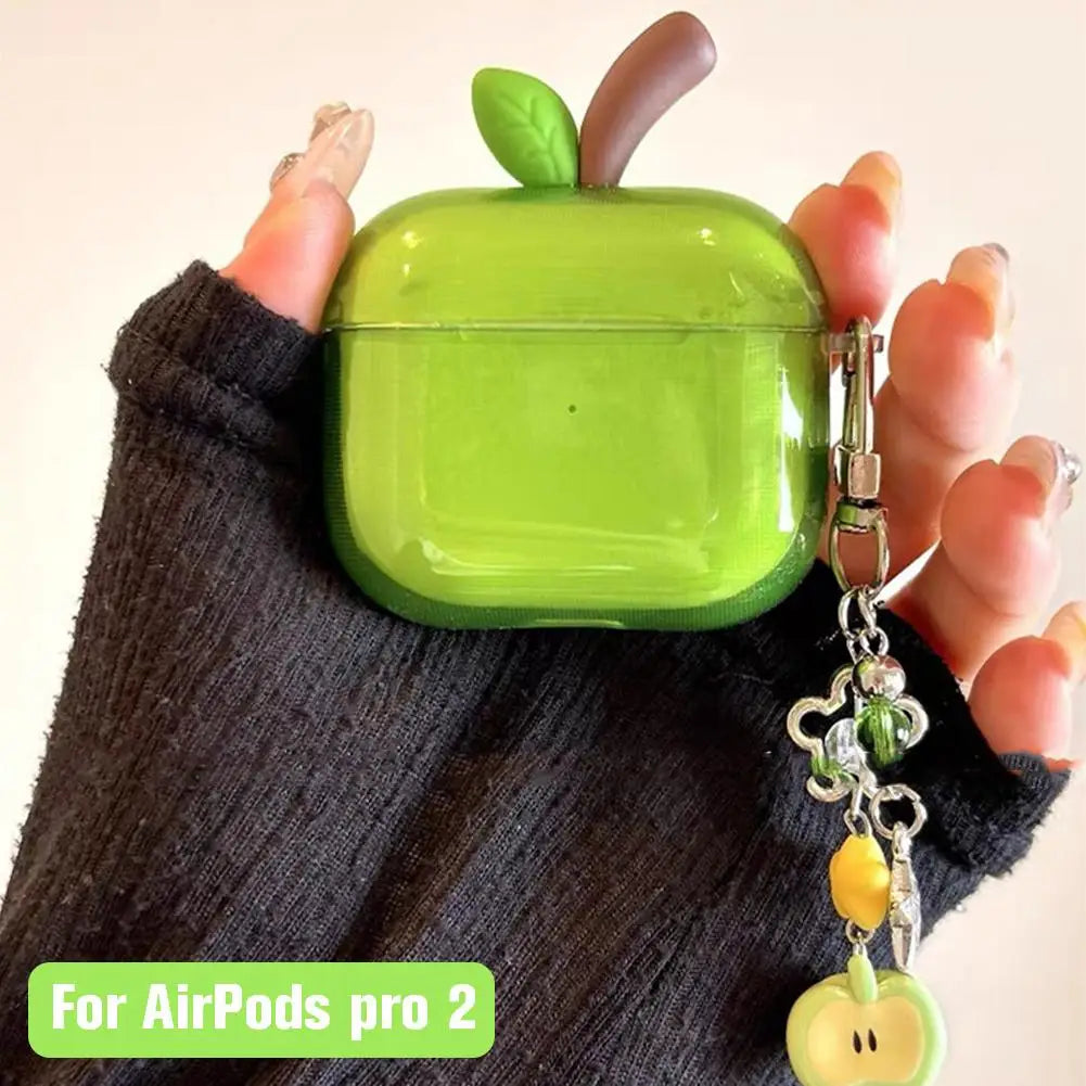 Apple Shape Clear AirPods Pro 2 & AirPods 4 Case | Shockproof