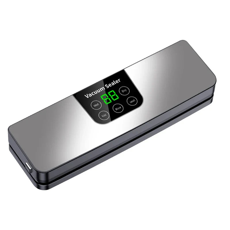 GUOHE 220V Vacuum Sealer Machine – Dry/Wet Food Digital Display