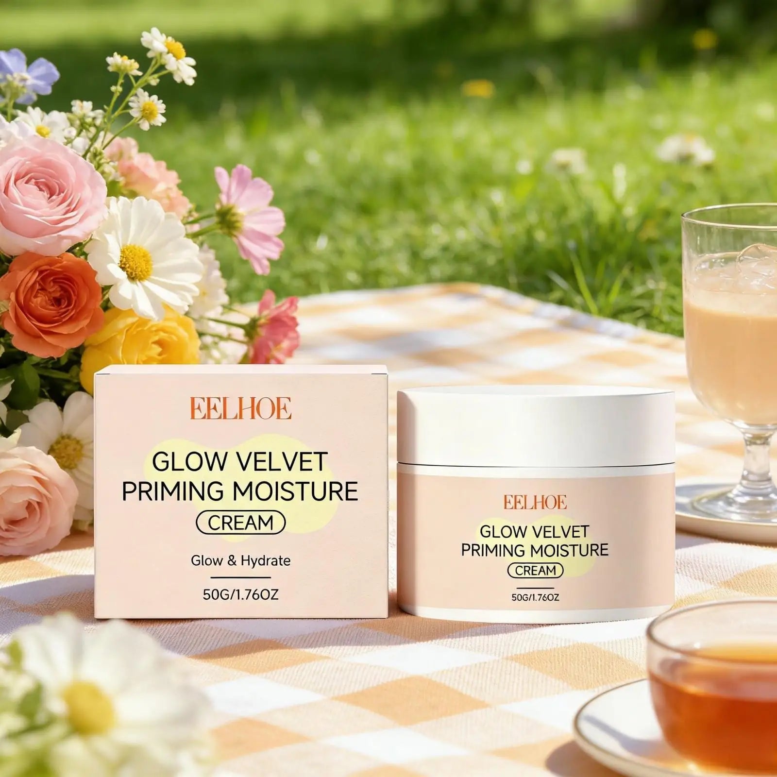 EELHOE Velvet Priming Cream for Hydration and Oil Control Peaceful Pleasures Health and Wellness