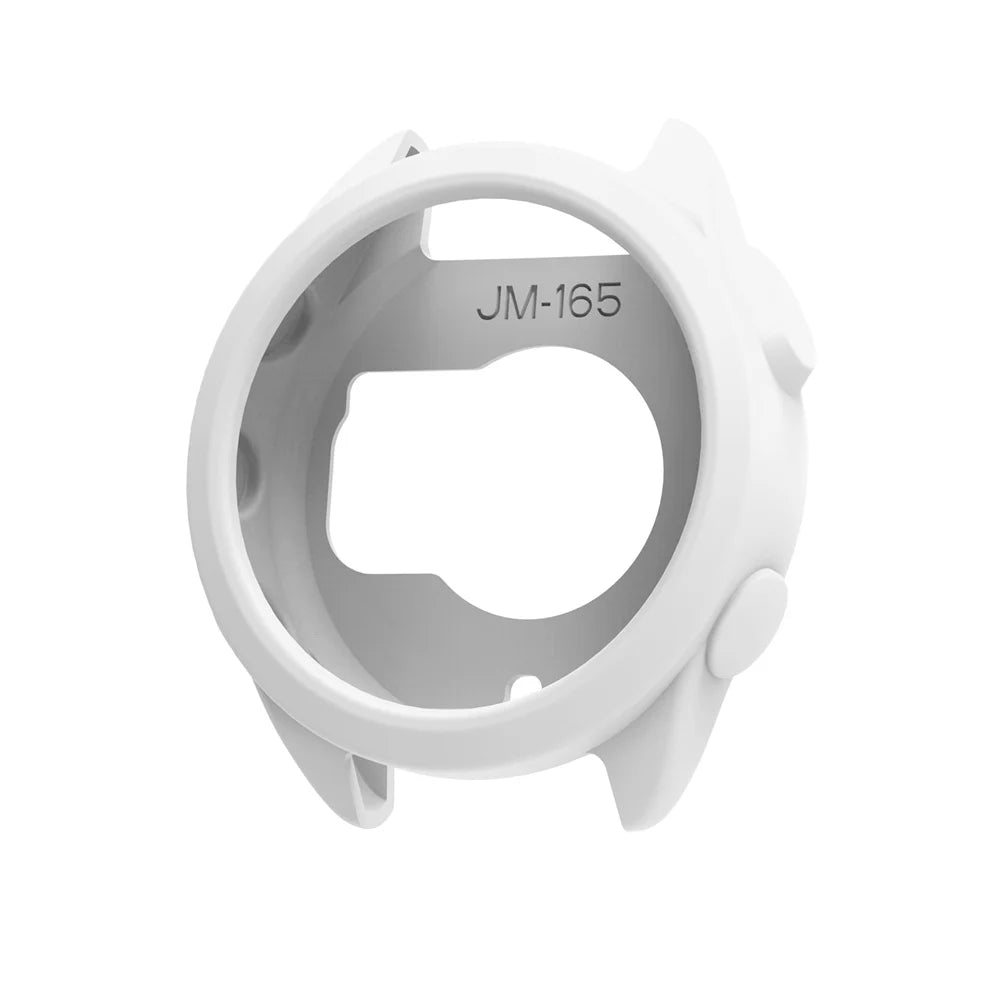 Silicone Protective Case for Garmin Forerunner 165 Watch Peaceful Pleasures Health and Wellness Light Grey For Forerunner 165