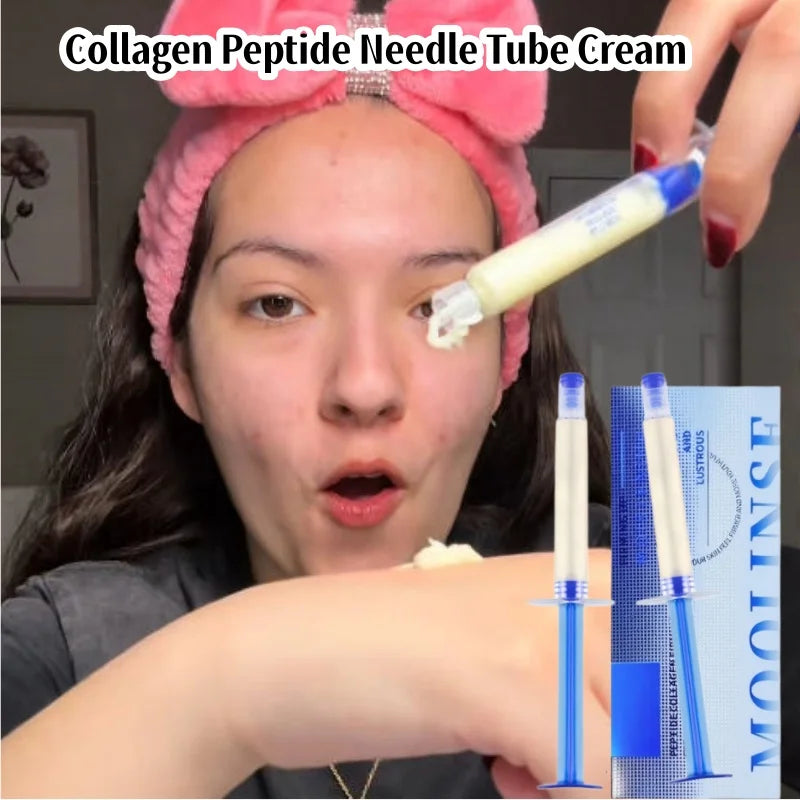 Polypeptide Collagen Elastic Essence Cream Lifting Firming Soft Supple Deeply Moisturizing Gently Repairing Collagen Face Cream Peaceful Pleasures Health and Wellness