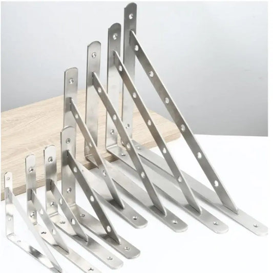 2Pcs Angle Bracket Heavy Duty For Wall Angle Bracket Stainless Steel L Type Bracket Peaceful Pleasures Health and Wellness