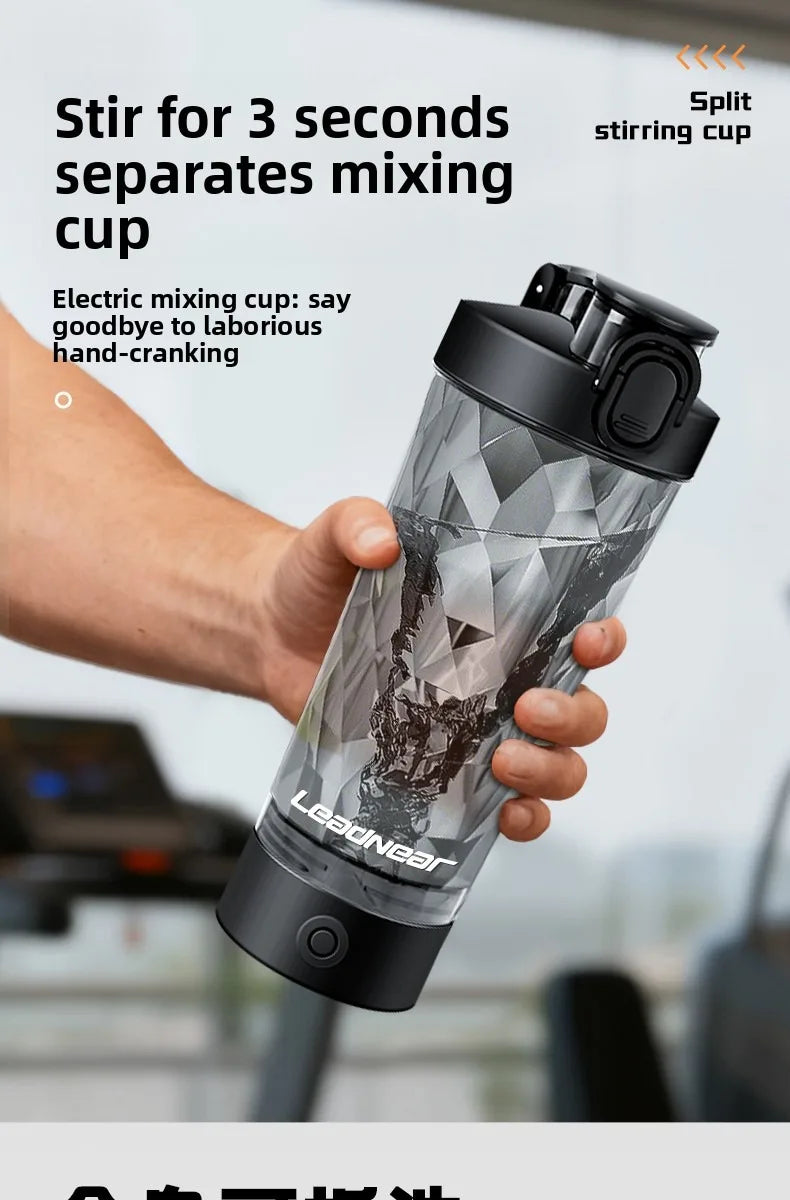 Portable Blenders Cup 700ml Rechargeable Electric Mixing Cup Protein Powder Shaker Cup for Sports Travel Home Milk Coffee Mixer Peaceful Pleasures Health and Wellness