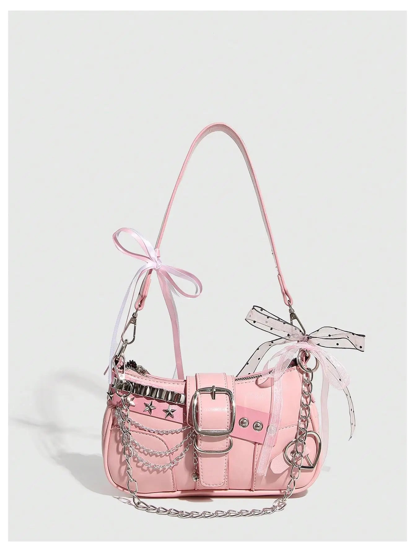 Original Sweet Spicy Bags Chain Sweet Cool Girl Niche Design Millennium Spicy Girl Crescent Underarm Bags Fashionable Versatile Peaceful Pleasures Health and Wellness