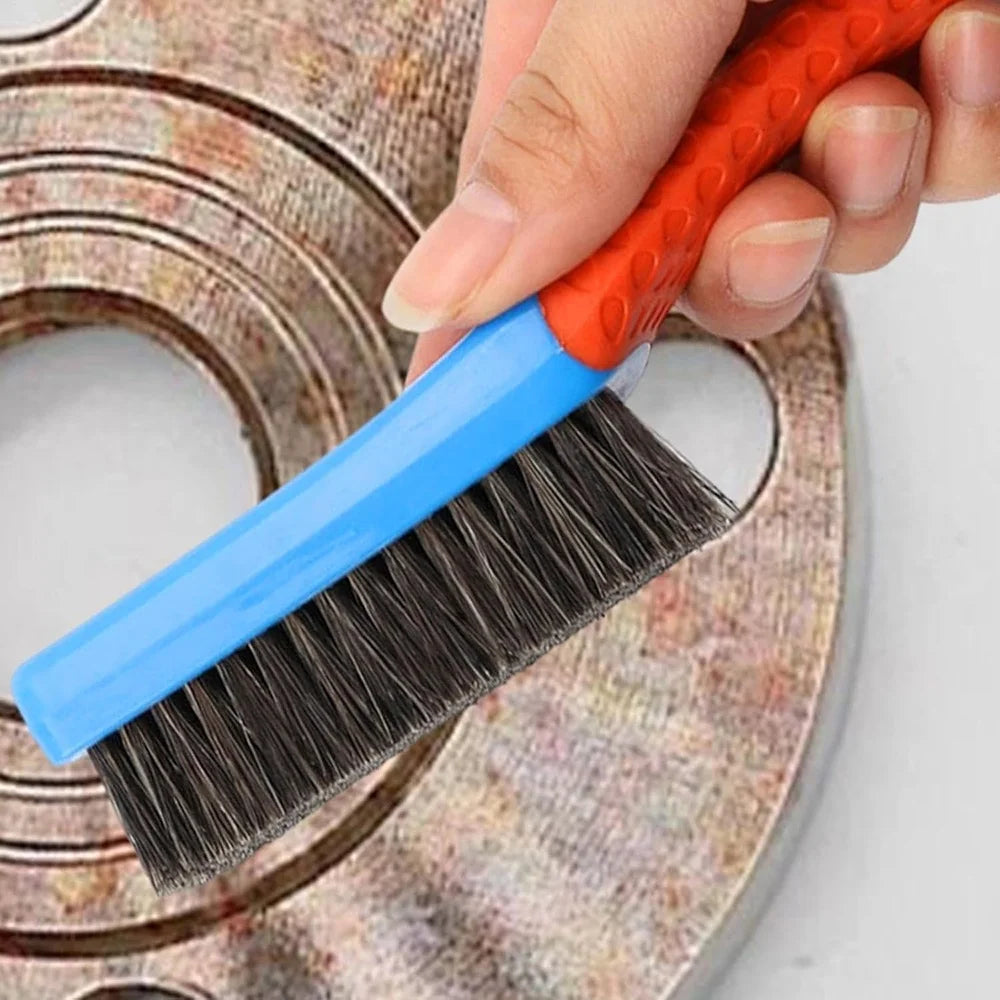 Stainless Steel Wire Brush Silicone Handle | Rust & Paint Removal