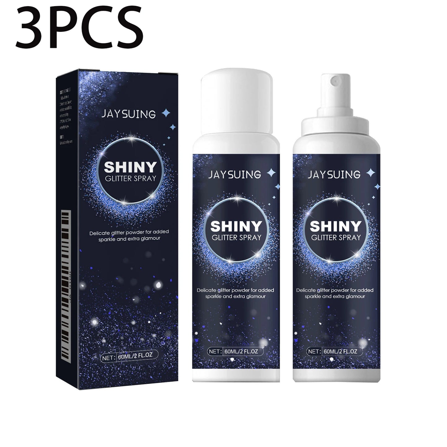 Silver Glitter Spray – Holographic Hair & Body Shimmer Mist