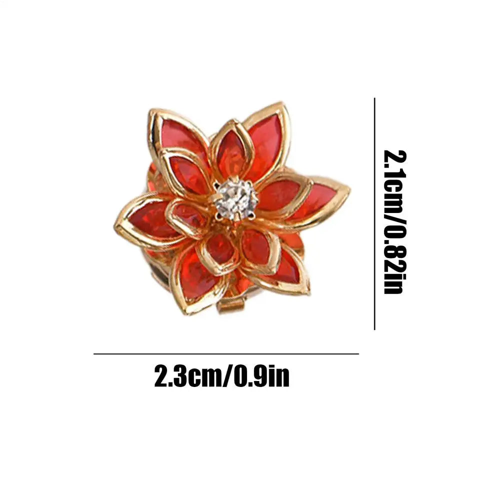 Elegant Camellia Button Cover Cufflinks | Blouses & Formal Shirts