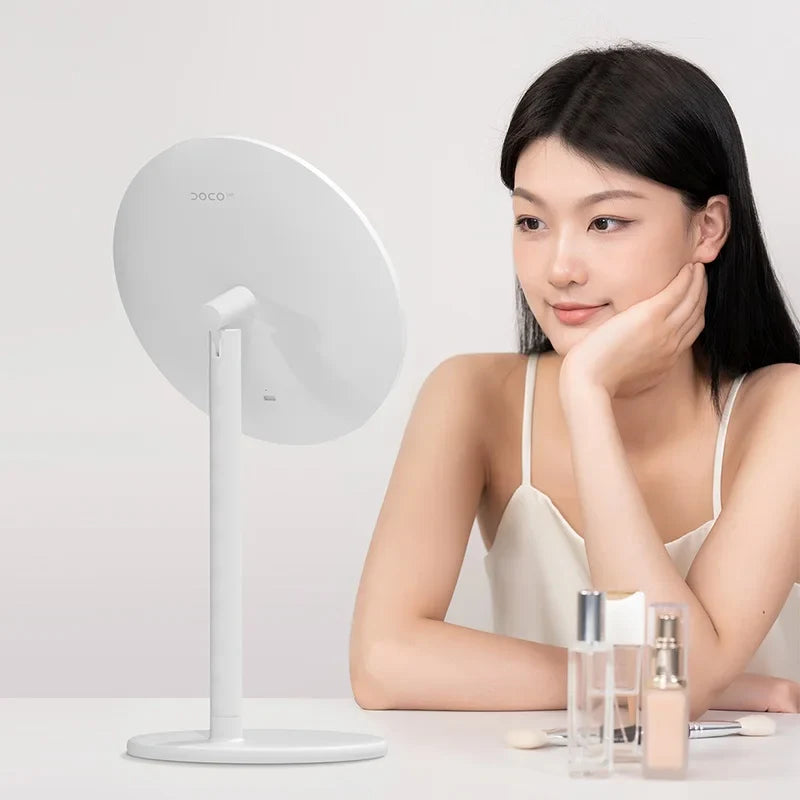 DOCO LAB LED Desktop Makeup Mirror | 3 Colors, 7" & 8"