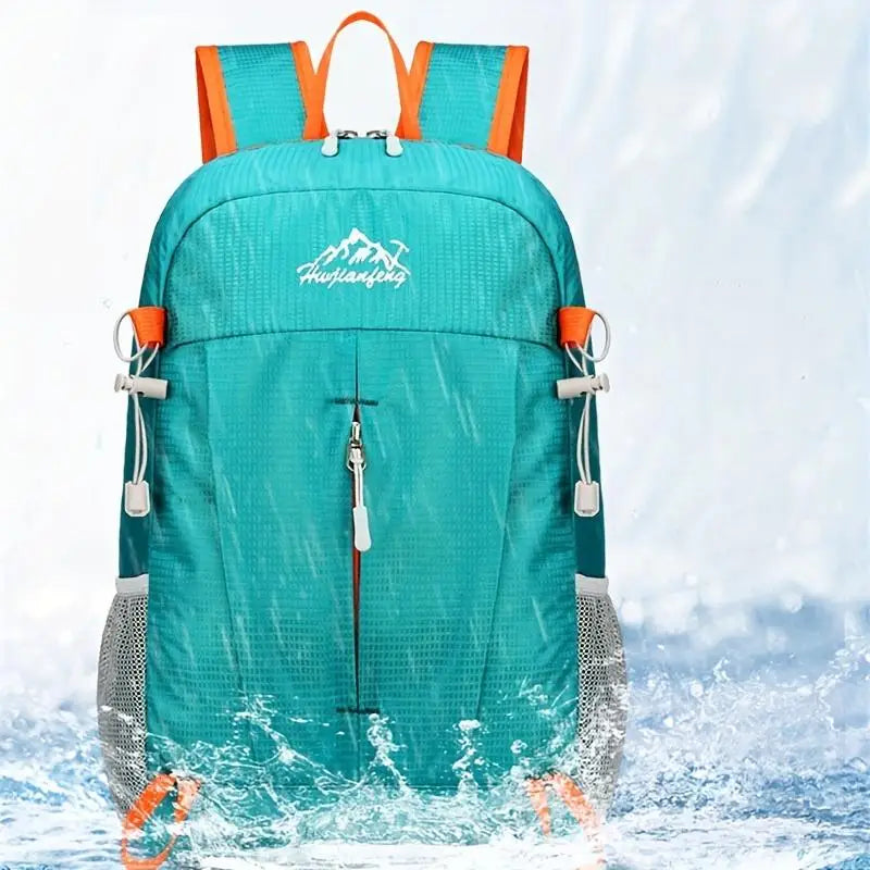 Outdoor Backpack Lightweight Foldable Travel Bag, Bicycle Compatible Pack for Hiking Camping Cycling, Versatile Use for Adventur Peaceful Pleasures Health and Wellness 8024 green