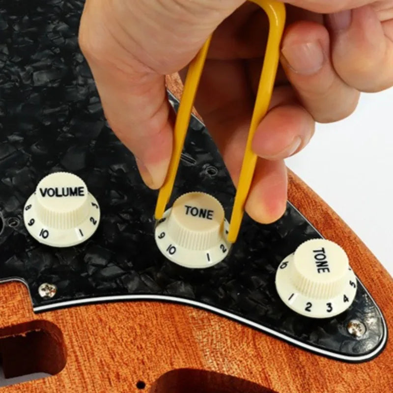 Electric Guitar Knob Puller Cap Clip Tone Volume Service Tool