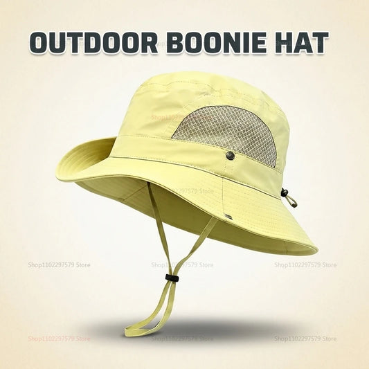 Unisex Quick Dry Fisherman Hat Lightweight Breathable Sun Hat for Spring Summer Anti-UV Outdoor Camping Hiking Mountaineering Peaceful Pleasures Health and Wellness