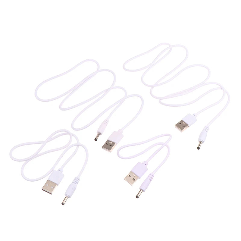 New USB To DC 3.5mm Power Cable Jack Connector 5V Charger Power Cable Universal For HUB Mini Fan Router Ser MP3/MP4 Peaceful Pleasures Health and Wellness