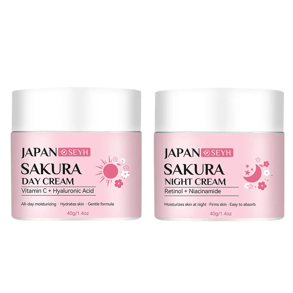 Day & Night Repair Cream Set – Retinol, Vitamin C & Niacinamide