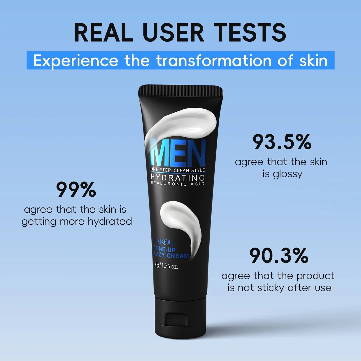 LAIKOU Men BB Cream – Tone Up, Brighten & Concealer 50g
