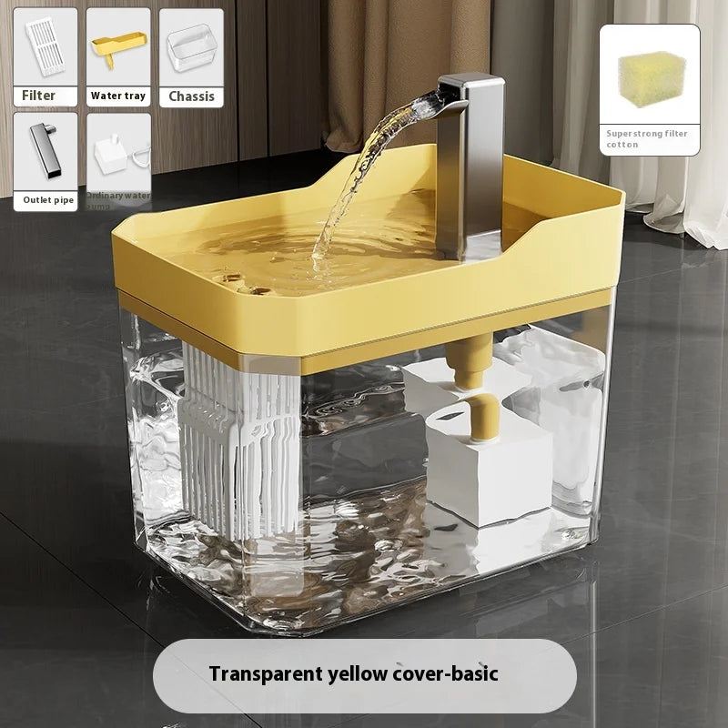 USB Cat Water Fountain | Silent, Filtered, 1500ml Capacity