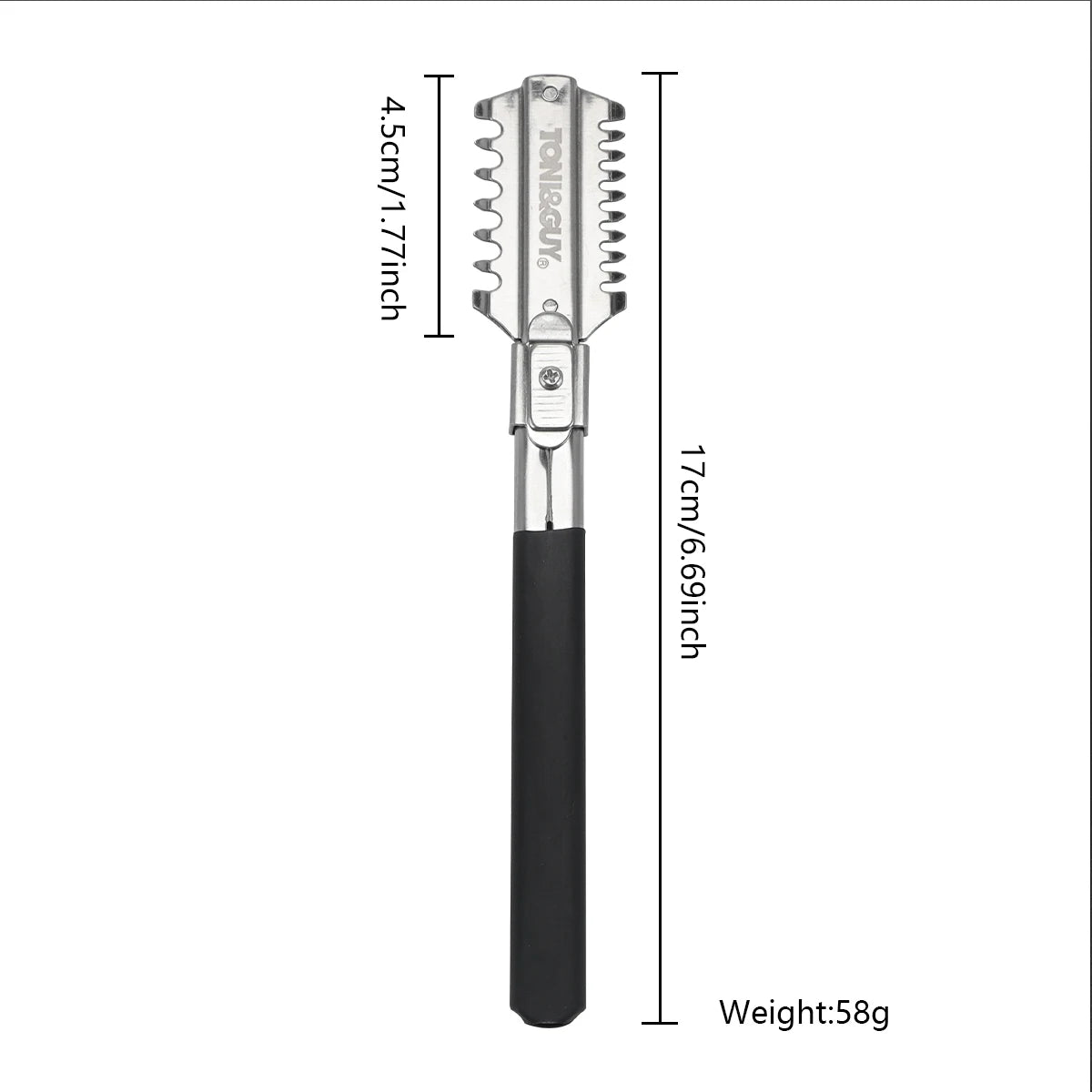 Barbershop Double-edge Razor Blade Salon Manual Hairdressing Thinning Razor Comb Pro Barber Haircutting Styling Tool Accessories Peaceful Pleasures Health and Wellness black