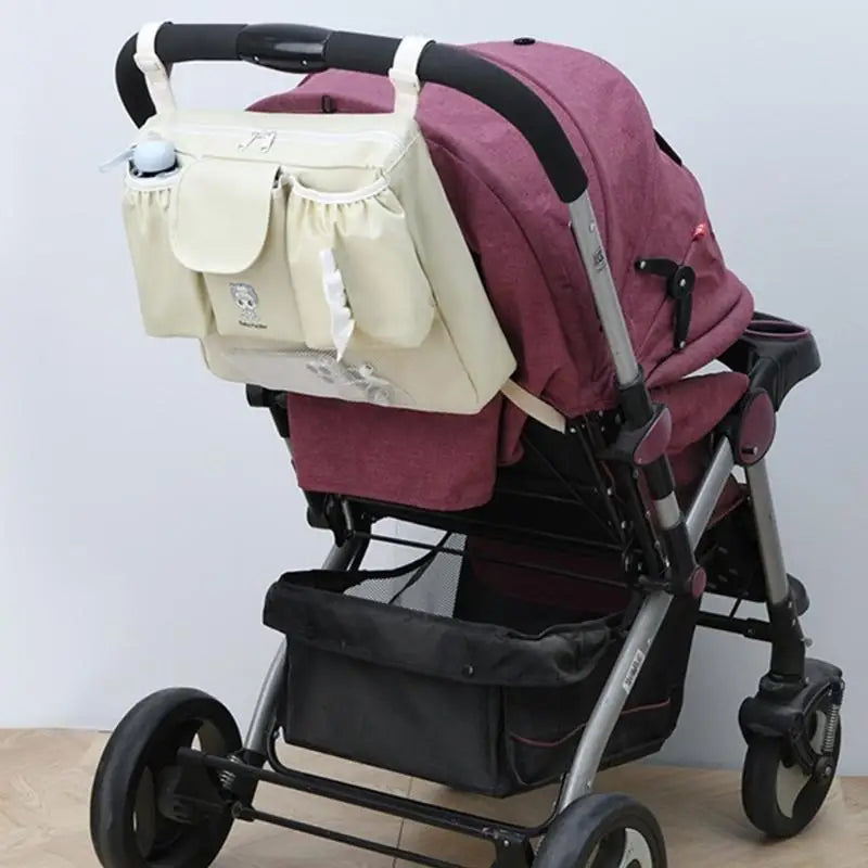 Baby Stroller Hanging Organizer Bag | Diaper & Bottle Holder