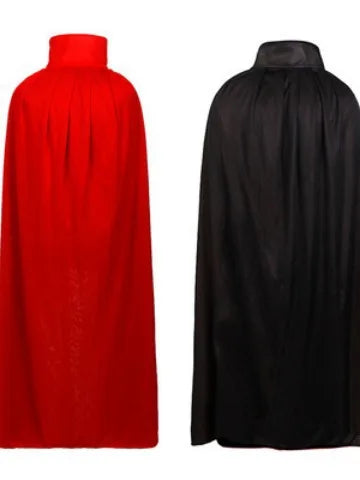 Adult Reversible Vampire Hooded Cape – Black & Red Halloween Costume Halloween Costume Cape Peaceful Pleasures Health and Wellness