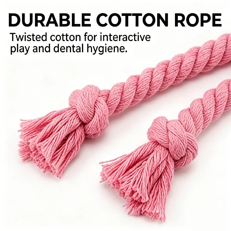 Squeaky Octopus Dog Toy | Cotton Rope Chew Toy for Puppies Interactive Dog Toy Peaceful Pleasures Health and Wellness