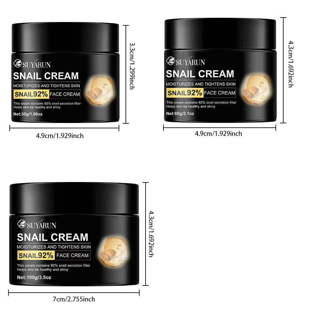 Snail Mucus Coconut Oil Cream, enriched with coconut oil and aloe vera, smooths fine lines, brightens and firms the skin . Peaceful Pleasures Health and Wellness