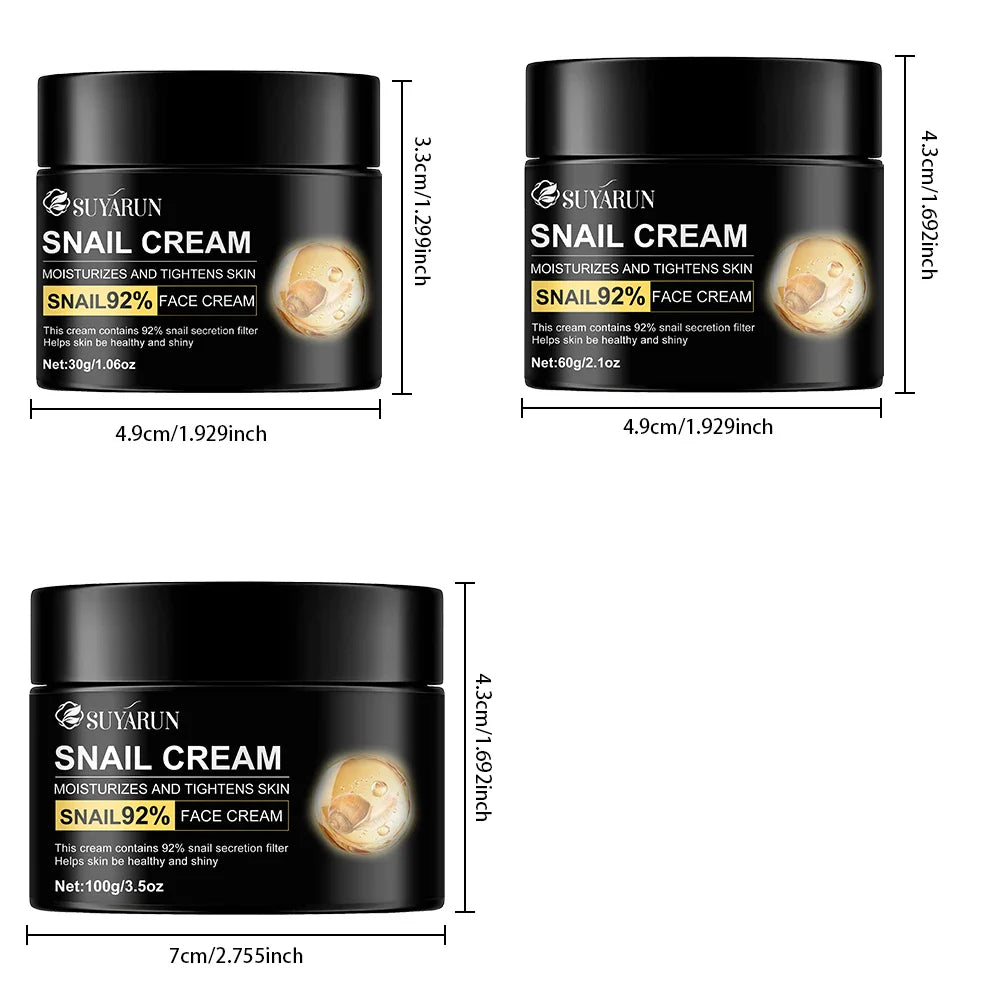 Snail Mucus Coconut Oil Face Cream – Firms, Brightens & Hydrates