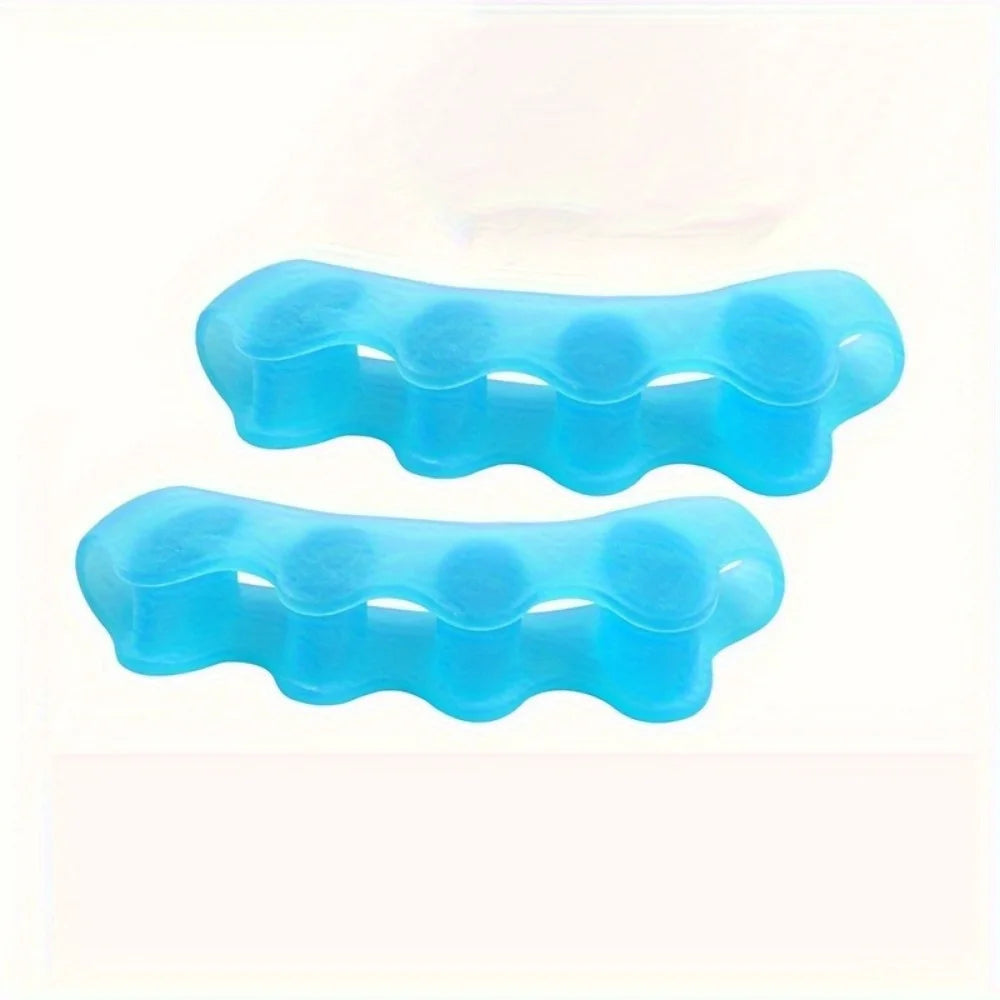 2 soft touch silicone toe spacers, reusable toe spacers for feet Peaceful Pleasures Health and Wellness