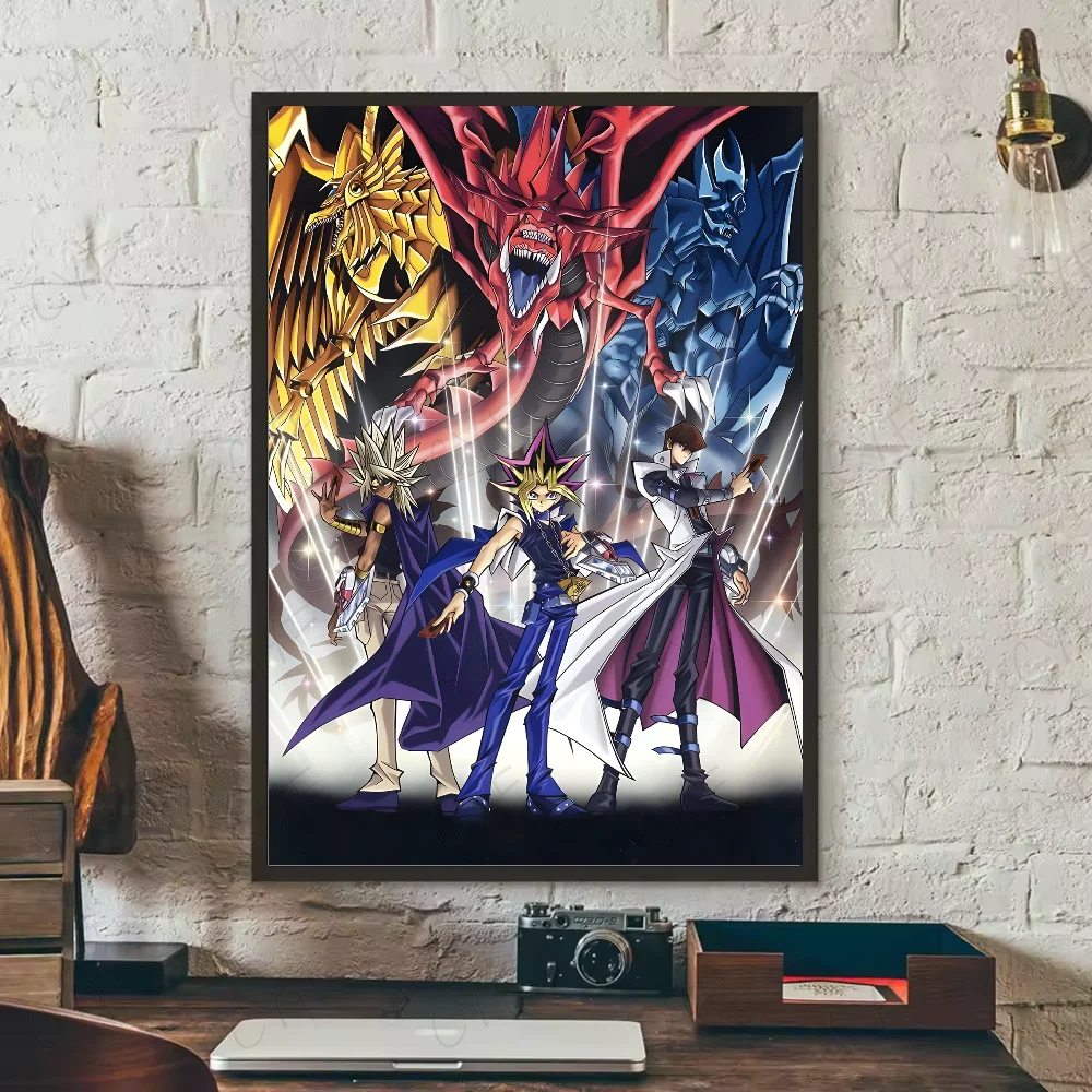 Yu-Gi-Oh! Classic Anime Poster HD Waterproof PVC Wall Art Anime Wall Poster Peaceful Pleasures Health and Wellness z7 15X20cmNoframe