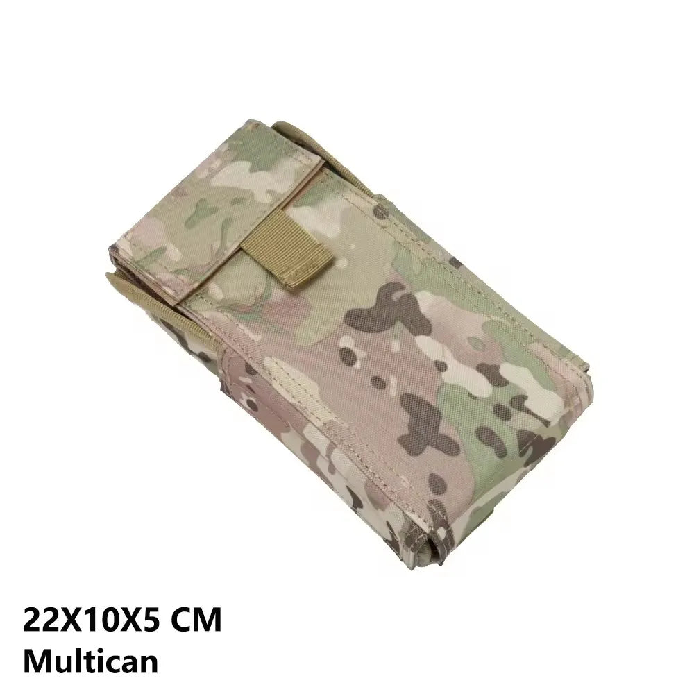 12GA 12 Gauge Shotgun Shell Pouch, 25 Round Molle Bullet Holder, Outdoor Hunting CS Field Magazine Reload Bag Peaceful Pleasures Health and Wellness camouflage