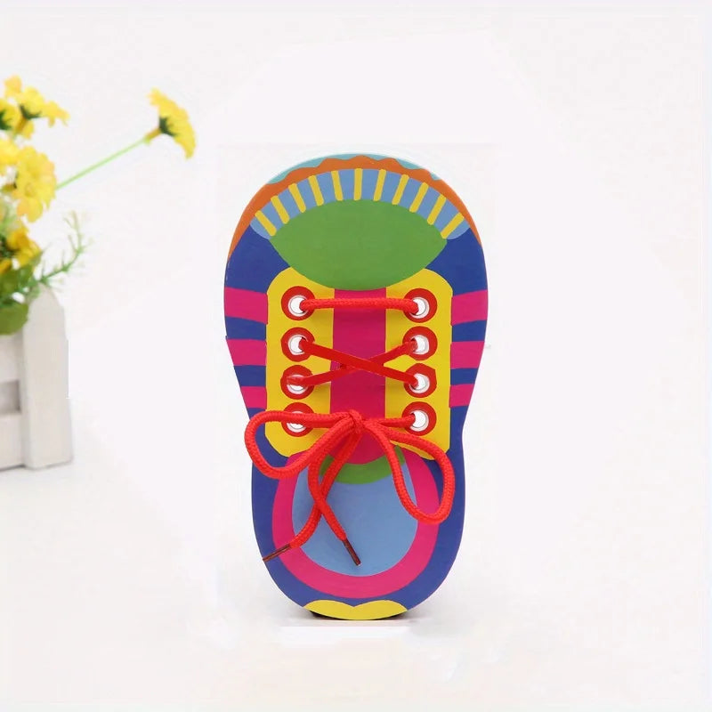 Kids Shoelace Tying Toy | Fine Motor Skills Educational Toy