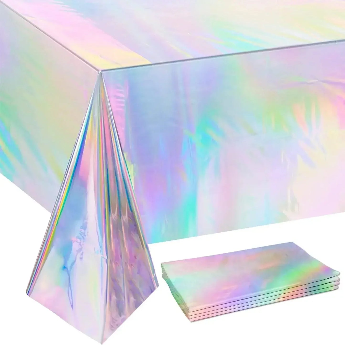 Rainbow Disposable Party Tablecloths – Birthday & Event Decor