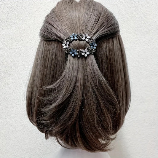 Vintage Hollow Alloy Flower Hair Clip | Women's Barrette Hair Clip Barrette Peaceful Pleasures Health and Wellness