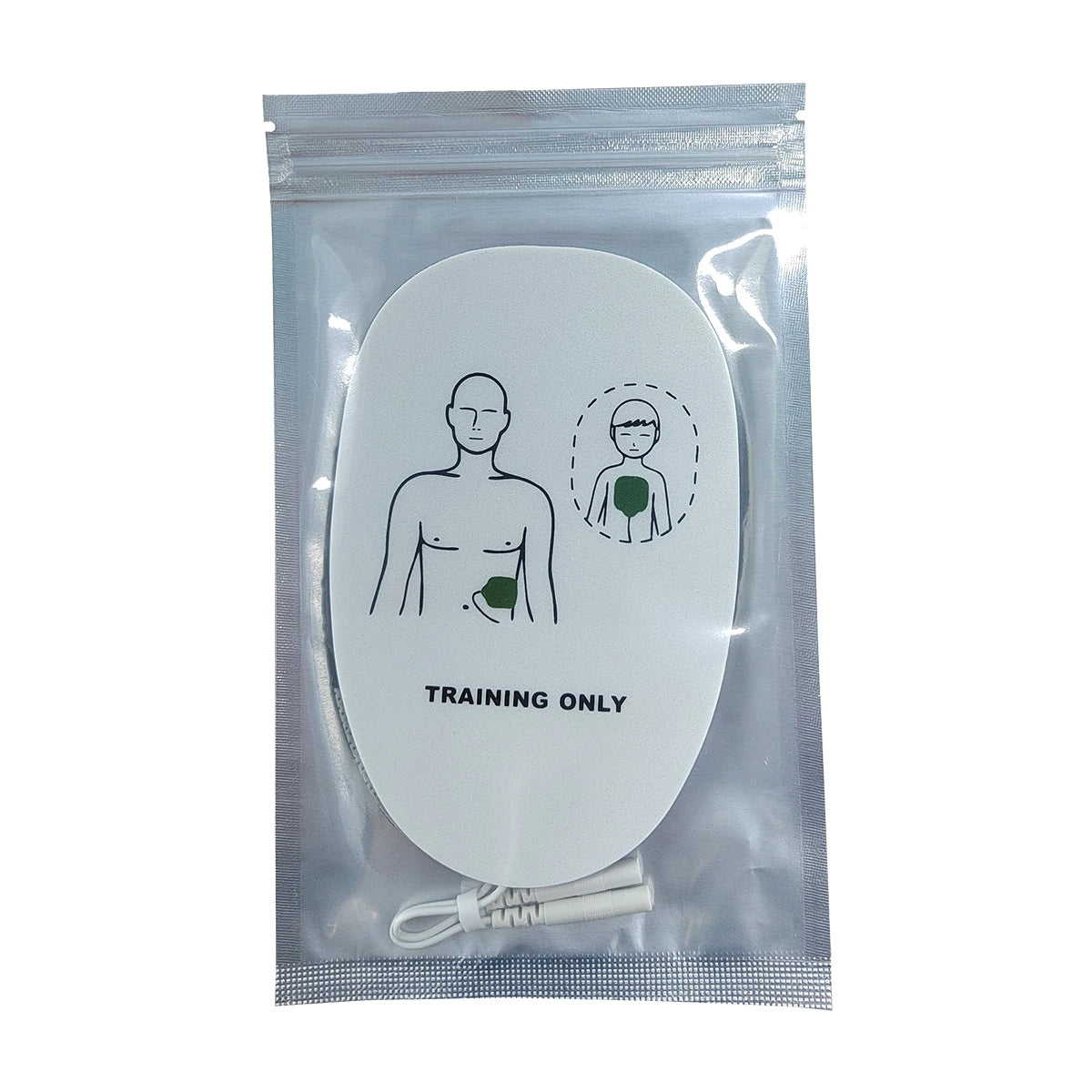 AED Trainer Device Automated Cardiopulmonary Resuscitation Training Voice Optional(English/Spanish/French/Portuguese) First Aid Peaceful Pleasures Health and Wellness