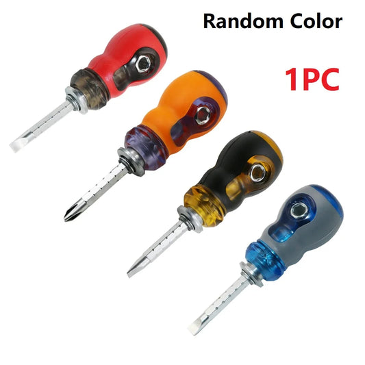Short Handle Magnetic Screwdriver Chrome Vanadium Steel Mini Dual Peaceful Pleasures Health and Wellness Default Title