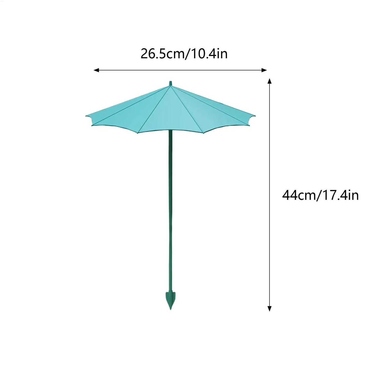 Mini Plant Sunshade Umbrella for Seedlings & Pots – 3pc Set