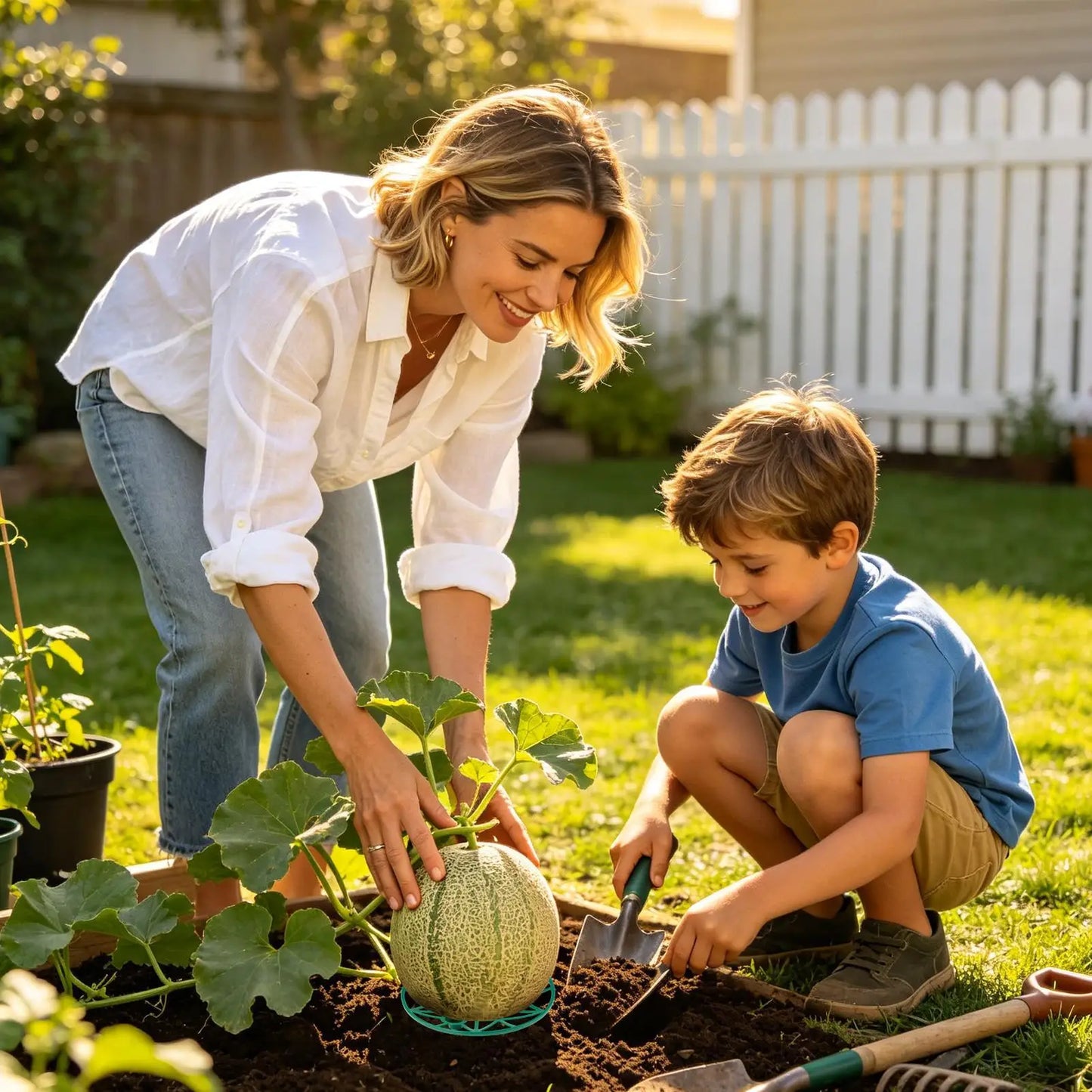 Watermelon Cradle Fruit Support Tray – Prevents Ground Rot
