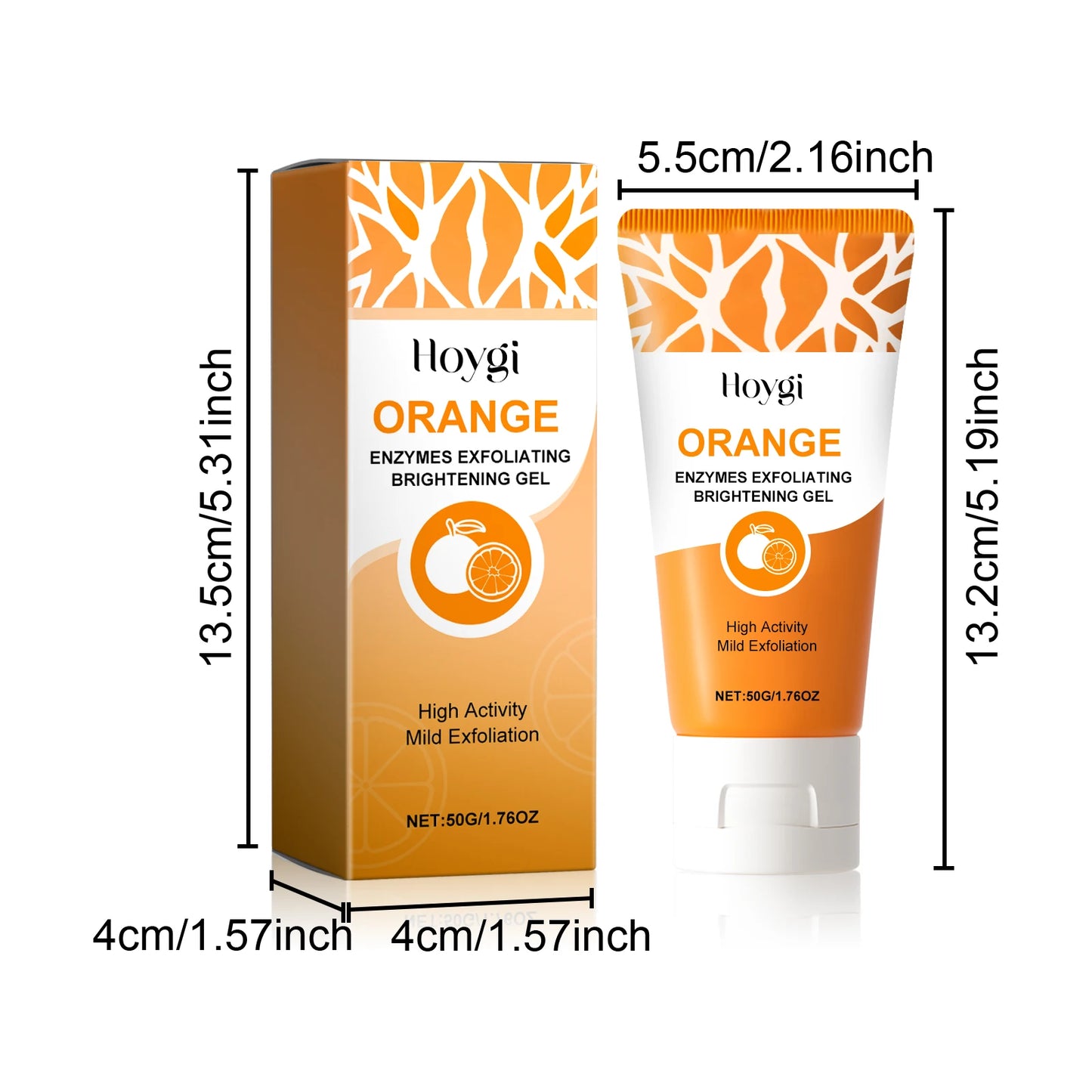 Orange Enzyme Exfoliating Gel – Salicylic Acid & Pore Cleanser