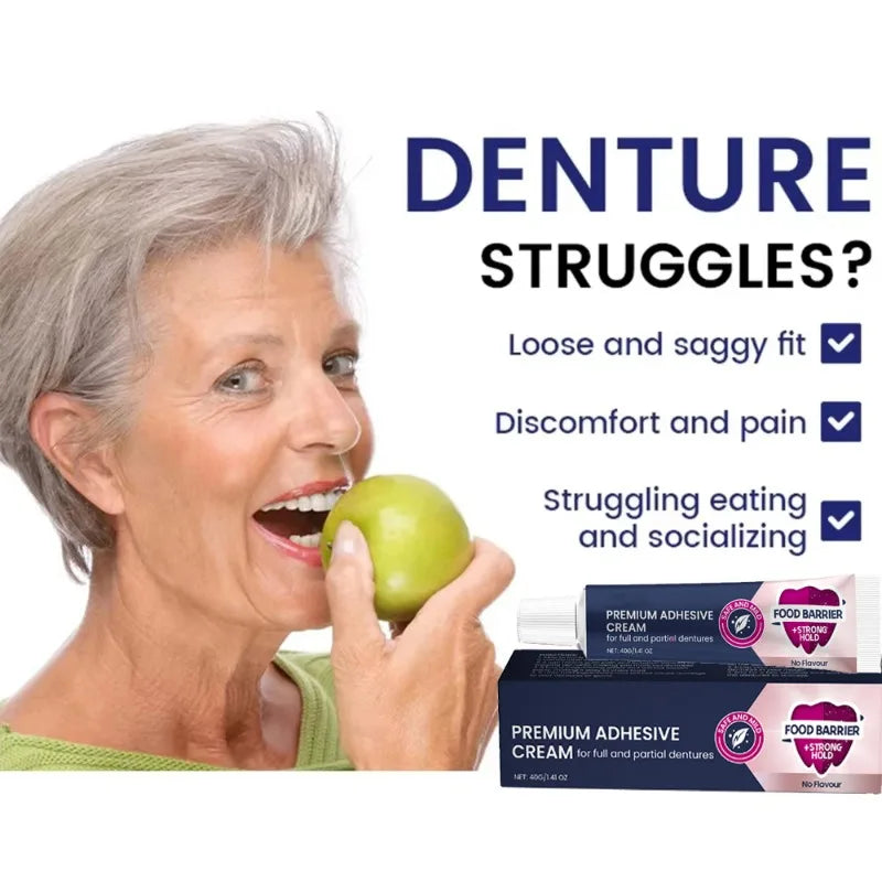 Denture Adhesive Silicone Cushion Reline Kit – Secure Fit