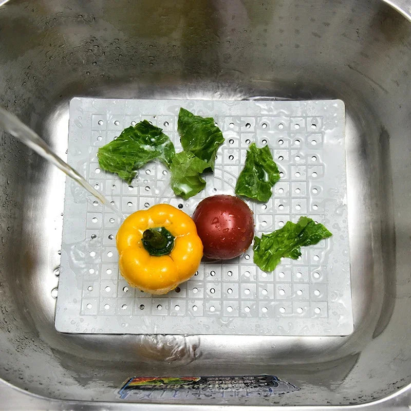 Quick-Dry Rubber Sink Mat – Anti-Slip Kitchen Sink Protector & Heat-Insulating Drain Pad