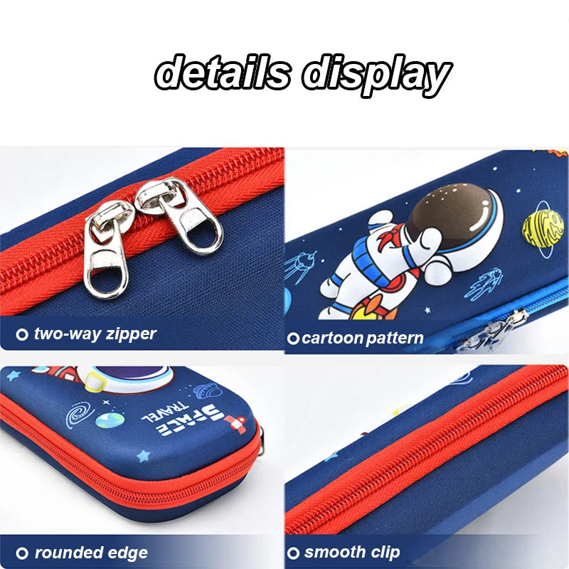 3D Kawaii Pencil Case EVA Large Capacity Waterproof Light Box Student