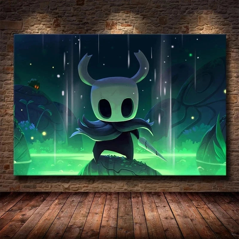 Hollow Knight Hallownest Map HD Canvas Poster | Wall Art Canvas Wall Art Poster Peaceful Pleasures Health and Wellness 40 20x30cm Unframed