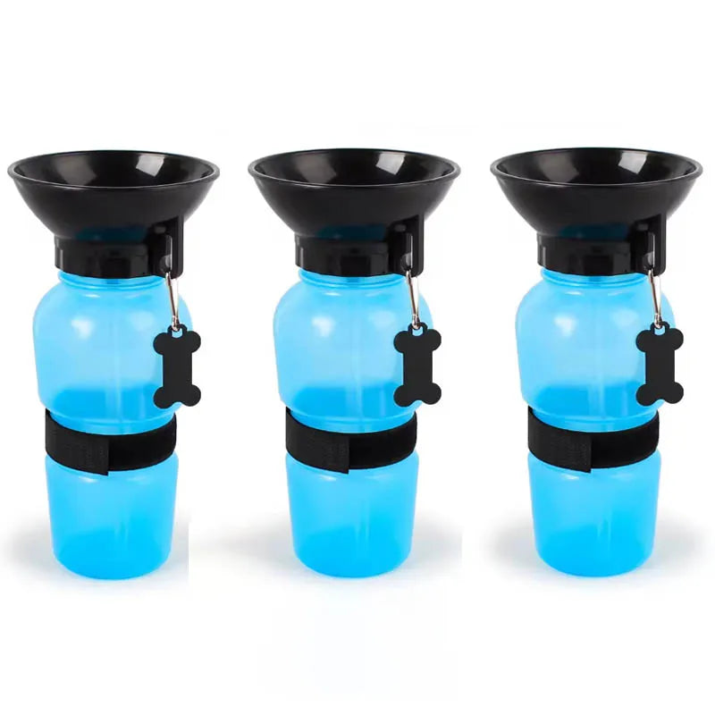 500ml Portable Pet Water Bottle – Leak-Proof Travel Cup for Dogs